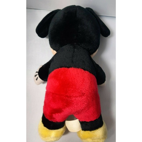 Disneyland Walt Disney World Mickey Mouse Plush Stuffed Animal 12" Vintage - Picture 2 of 10